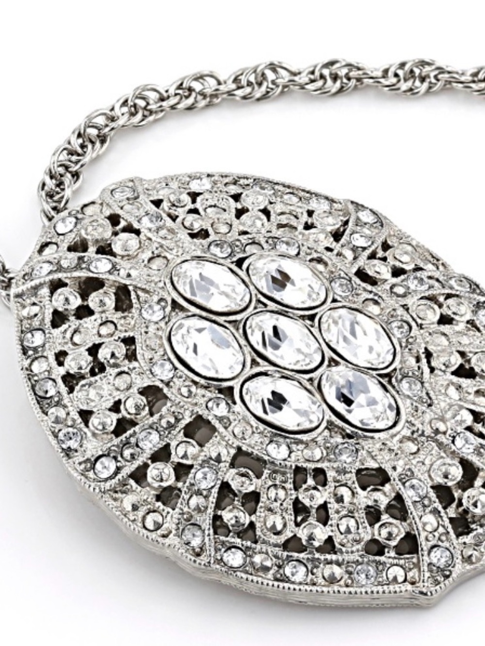 Swarovski® Crystal Pendant Necklace - 1928 Jewelry® JTV